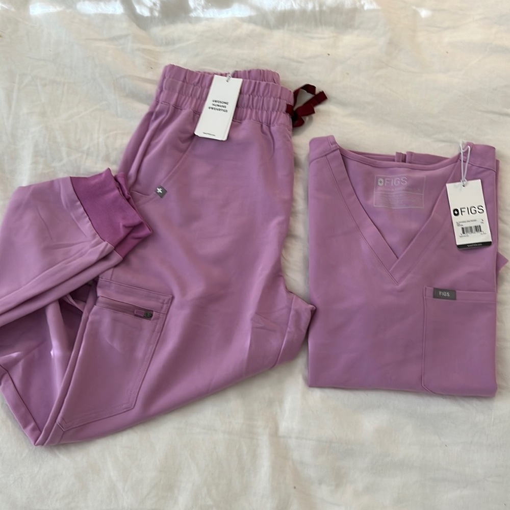 Small Figs Dusk Pink Scrub set